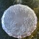W.Germany crystal cheese cover on tray dimensions: height -15cm- diameter -22cm-