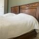 Pair of antique solid wood beds - 1900 style / Country chic