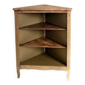 Renovated corner bookshelf
