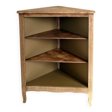Renovated corner bookshelf