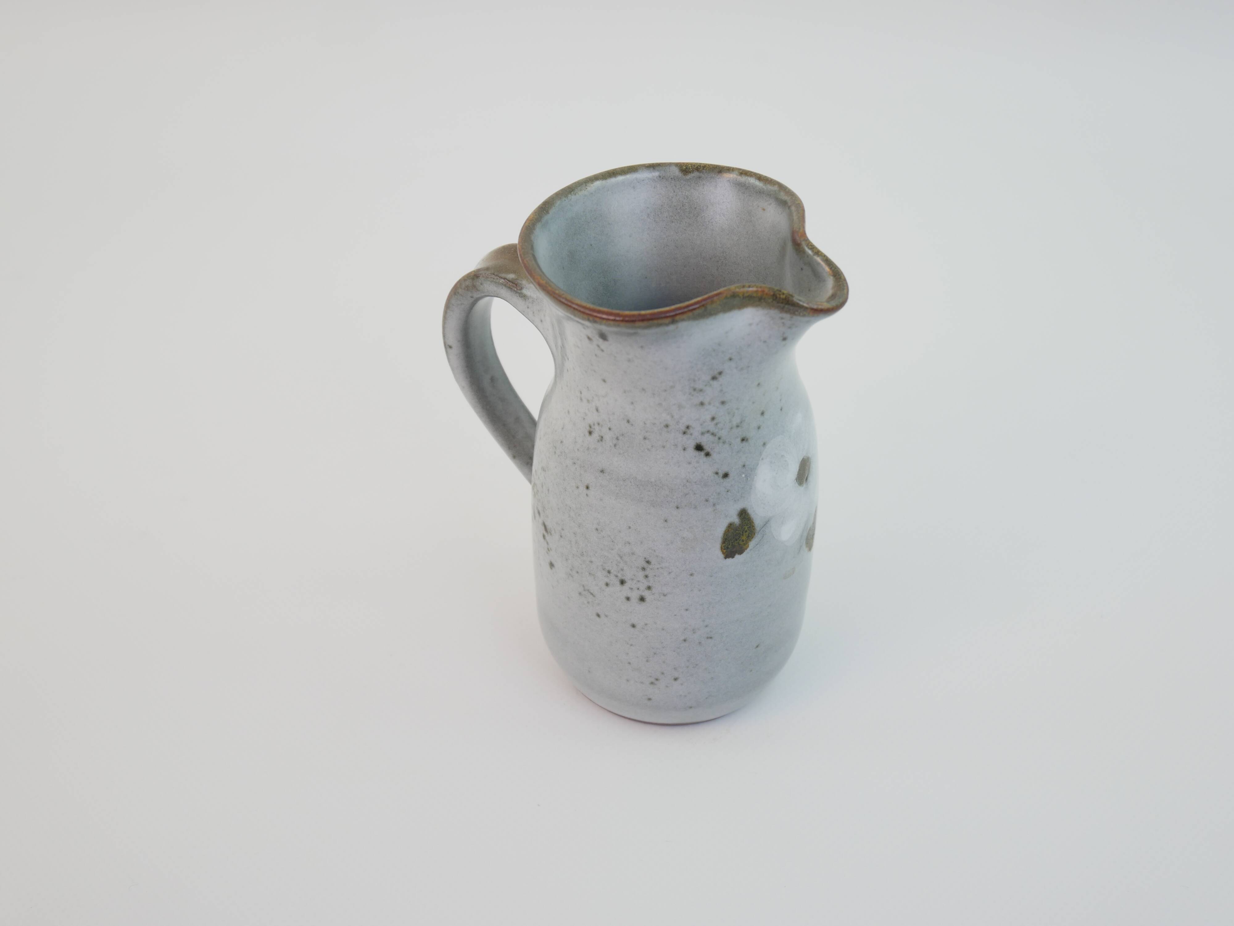 Small pitcher Milk jug Ceramic jug Atelier Thierry and Chantal Robert