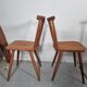 Set of 18 Scandinavian style bistro chairs, 60s