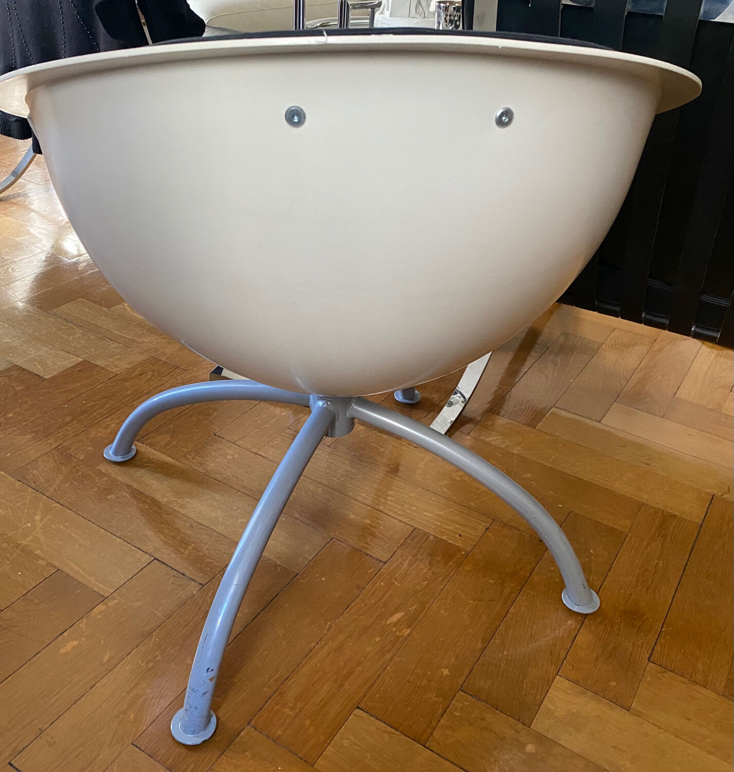 Armchair ball design Mia Lagerman, swivel, 90s
