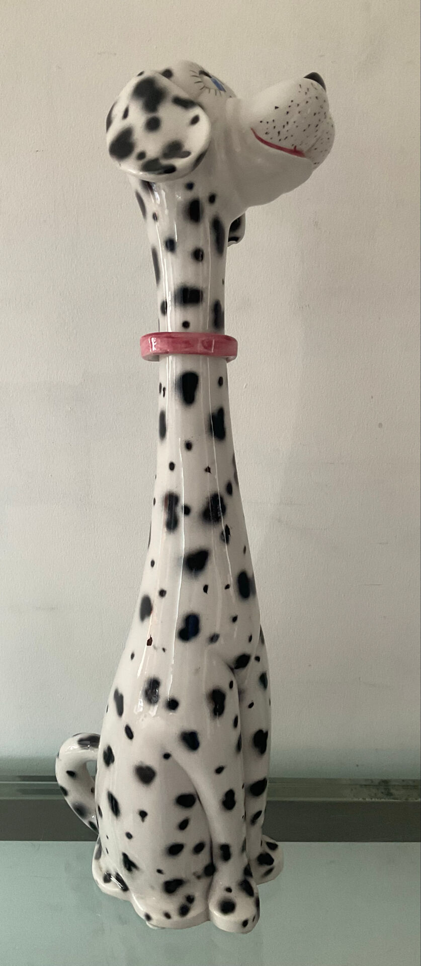 Large Dalmatian in Italian ceramic from the 1970s.