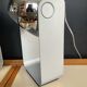 Pair of Eyeball lamps in chrome metal and aluminium