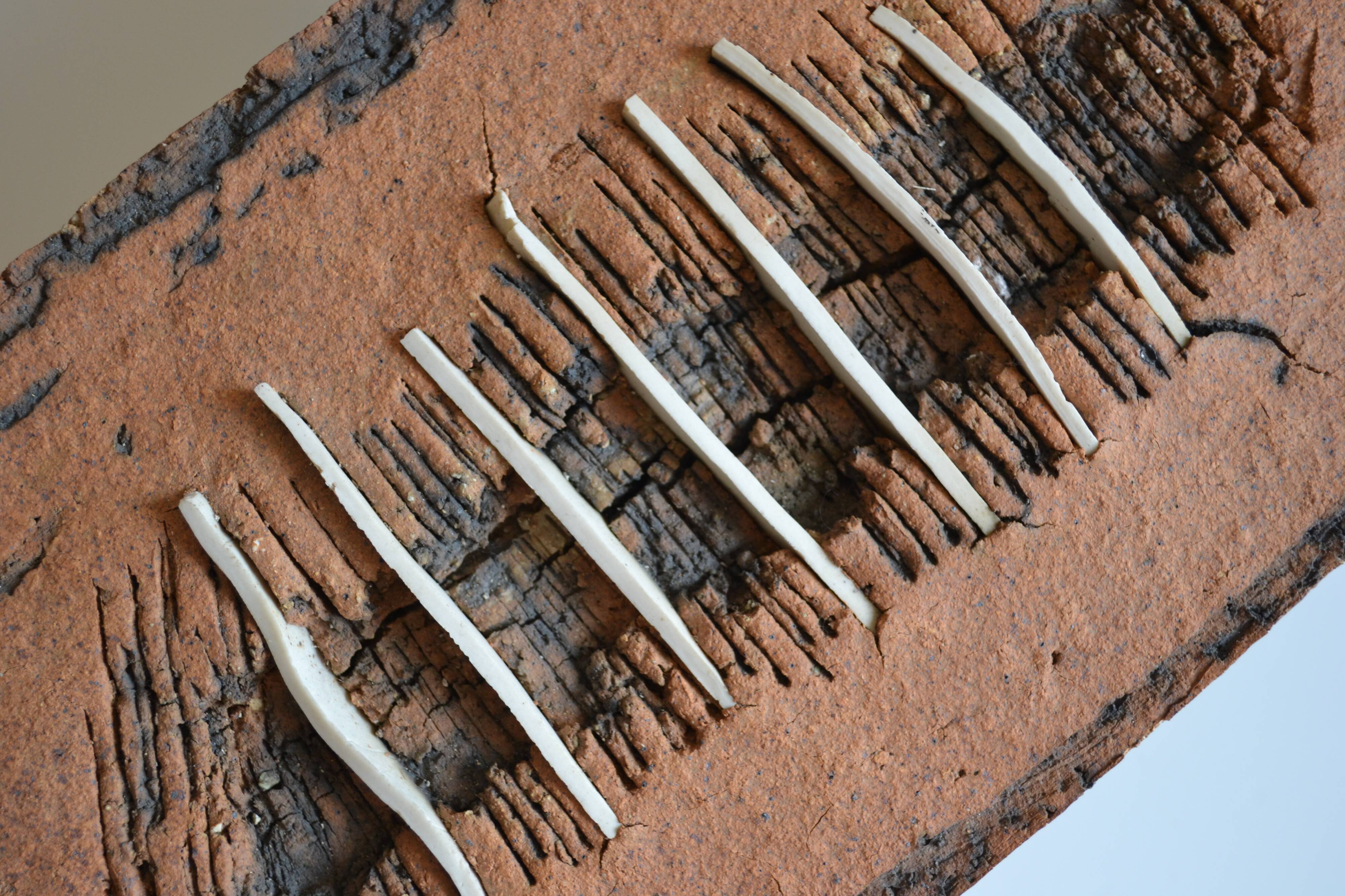 Vintage 1970s Brutalist Modernist Ceramic Table Lamp