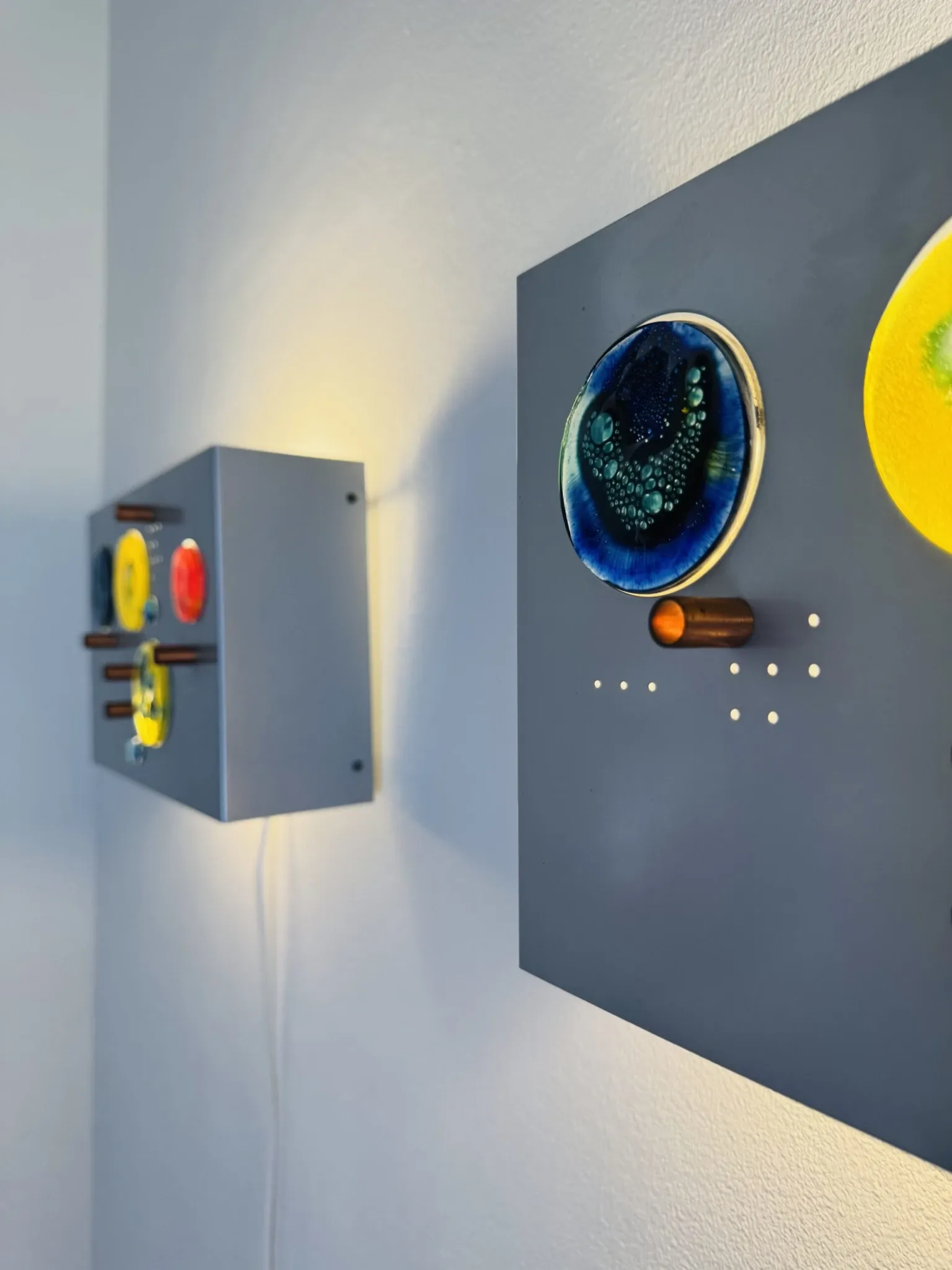 C-1701 Collage Wall Lamp By Willem Van Oyen For Raak Amsterdam, The Netherlands 1960S