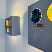 C-1701 Collage Wall Lamp By Willem Van Oyen For Raak Amsterdam, The Netherlands 1960S