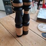 Lot of 3 pins and a black and rough ball