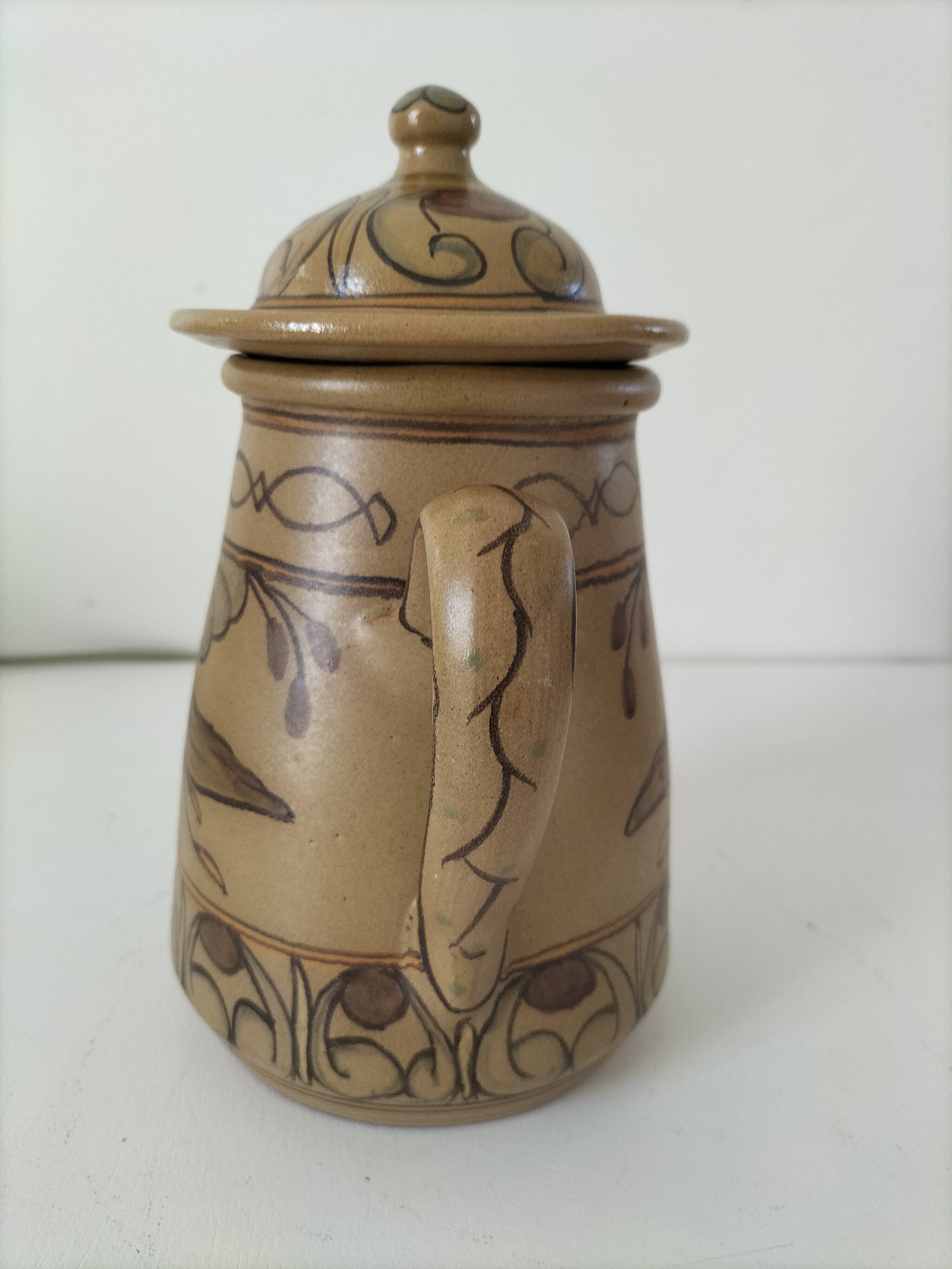 Signed Portuguese pottery jug