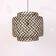Bamboo Lighting 40 cm Black and  Natural, Bamboo Chandelier, Bamboo Lamp