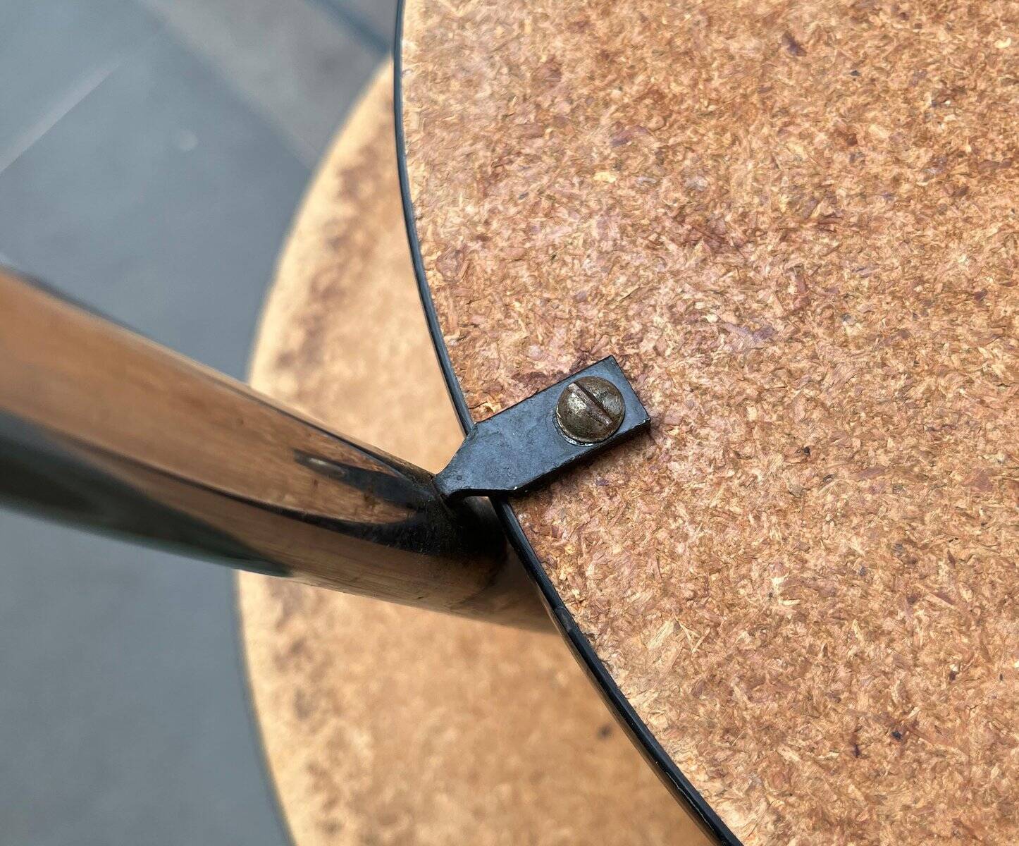 Mid-century German tubular steel table by Mauser Werke Waldeck.