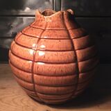 Vase en céramique signé Elgé
