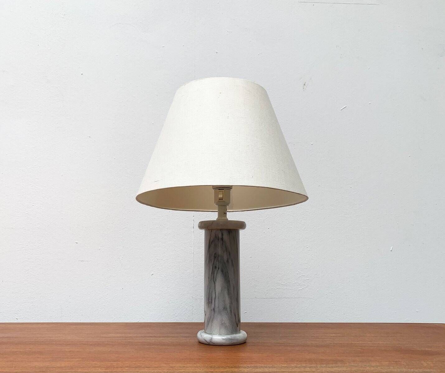Lampe de table en marbre postmoderne vintage d'Ikea, années 1980