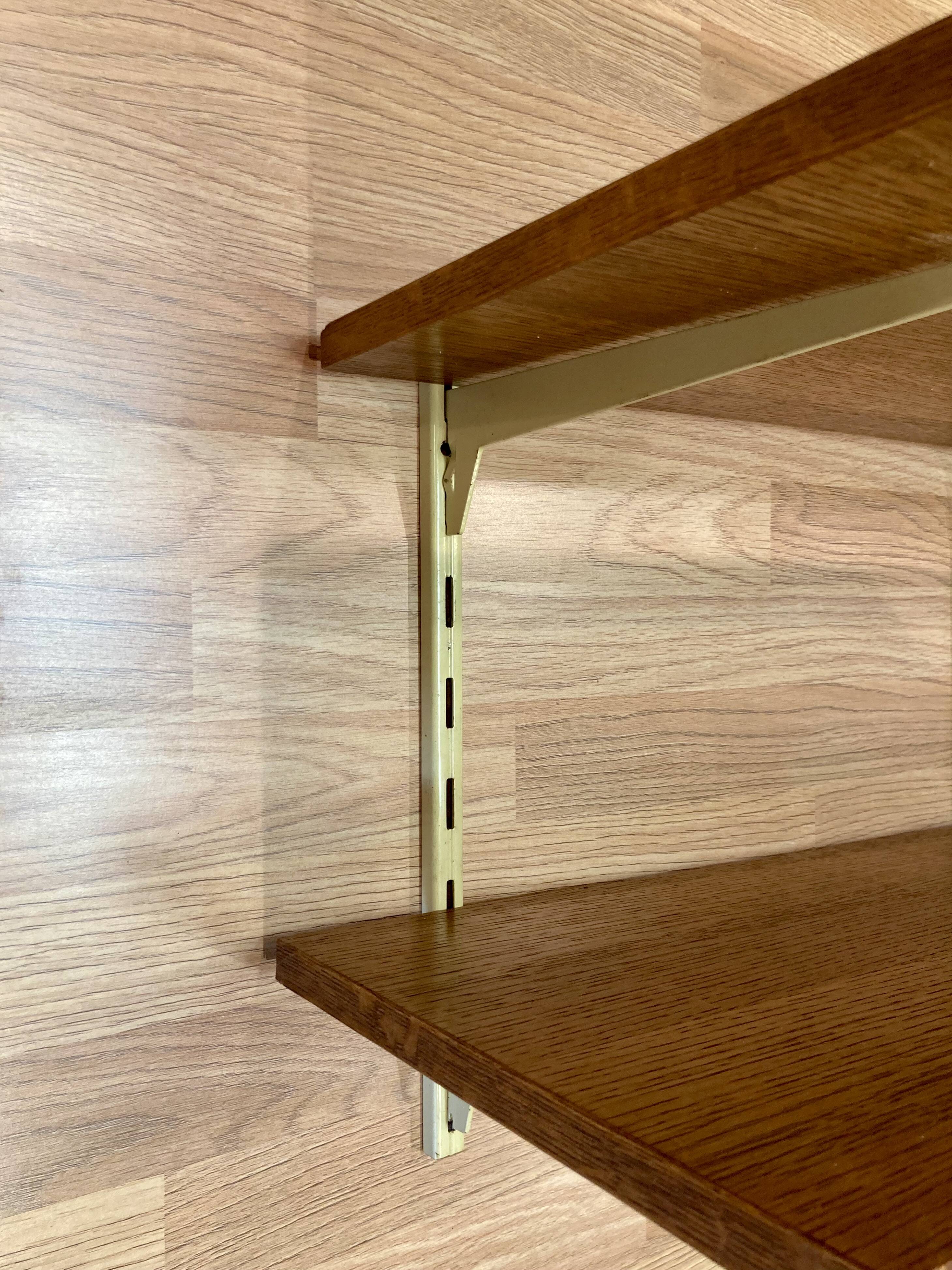 1950s design oak shelving unit.