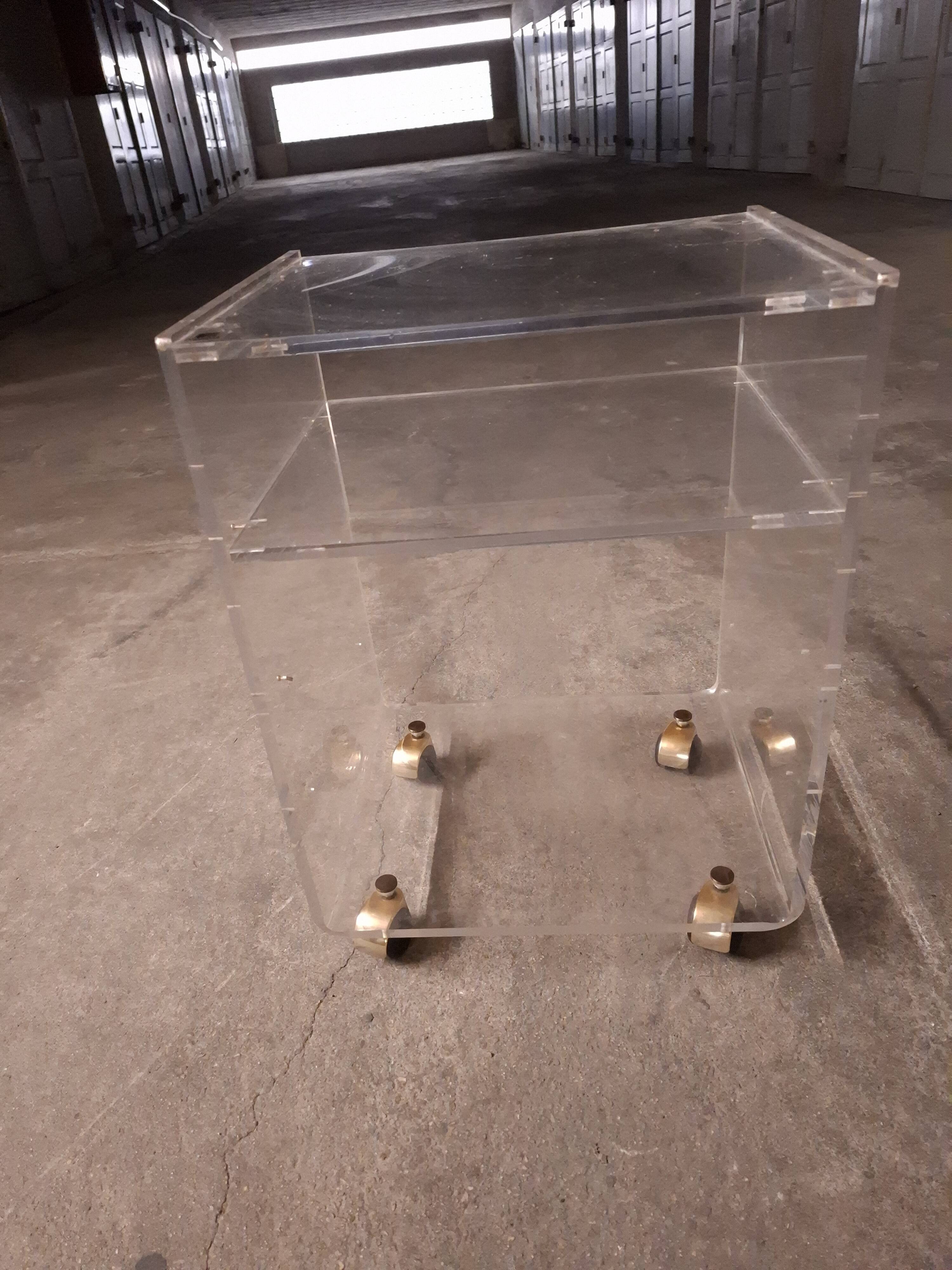 Vintage plexiglass furniture design Marais international