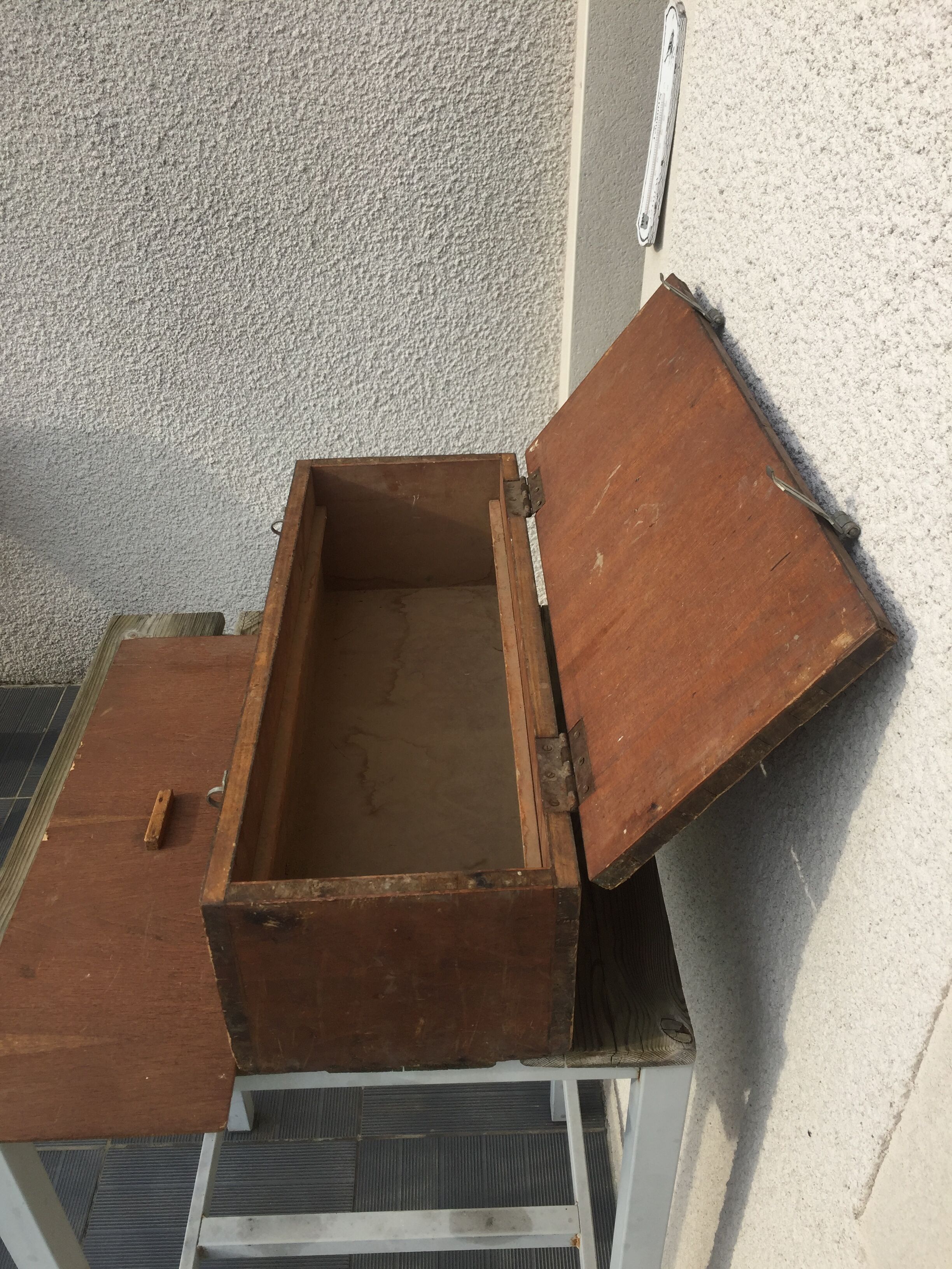 Wooden storage box