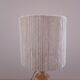 Ceramic lamp and rope lampshade