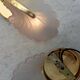 Pair of pink petal sconces