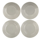 4 Flat plates old France earthenware