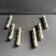 6 Knife rests – Silver-plated bronze – Art deco