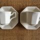 Set of 3 cups Johnson Brothers pearls, Greek Revival English