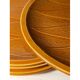 Ten plates in Salins slip with braided patterns 50s