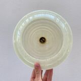 Pair of Art Deco Clichy glass pendant lights