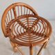 Low bamboo stools