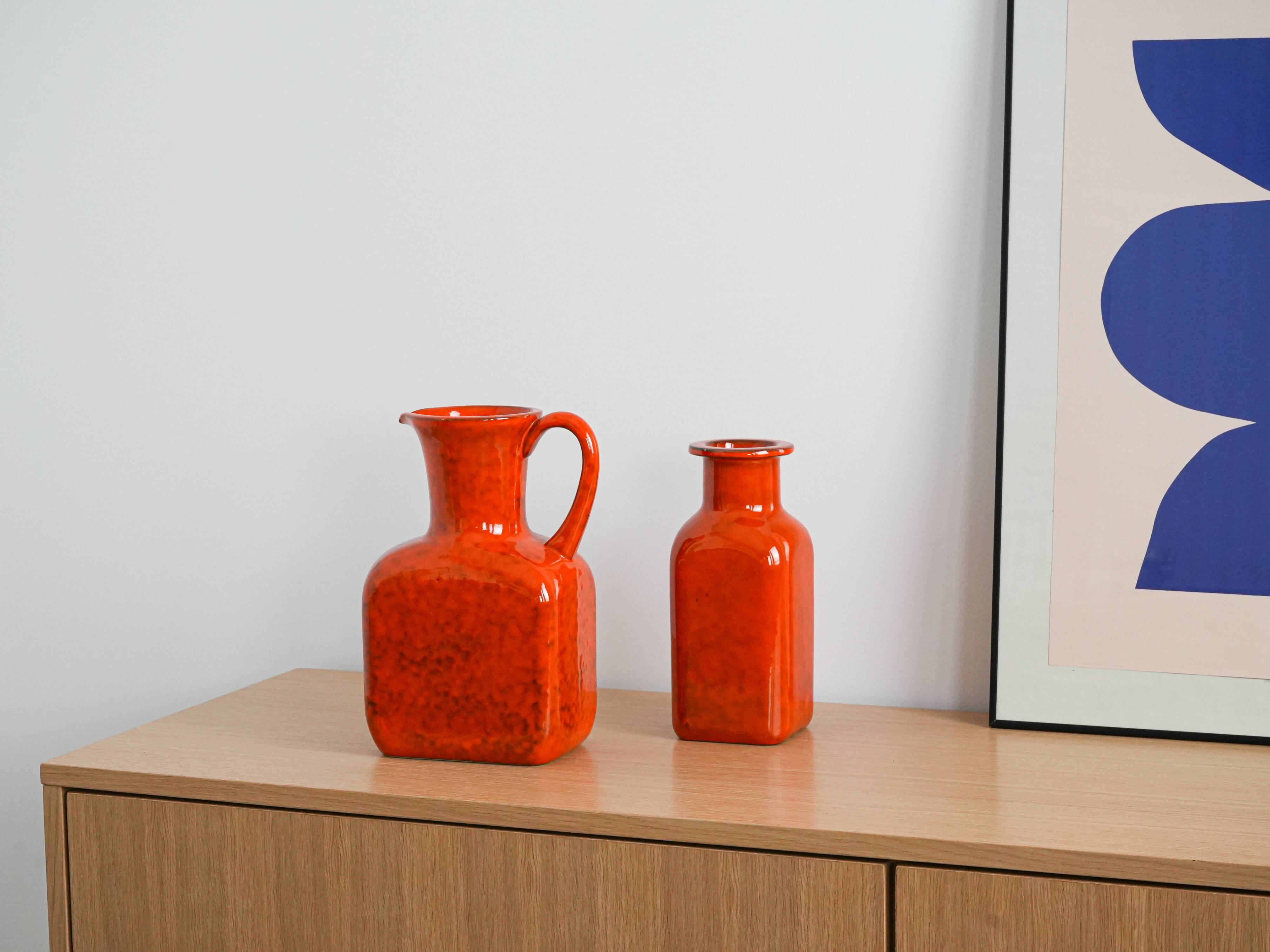 Ceramic vase, Italian design, 1960s, made in Italy