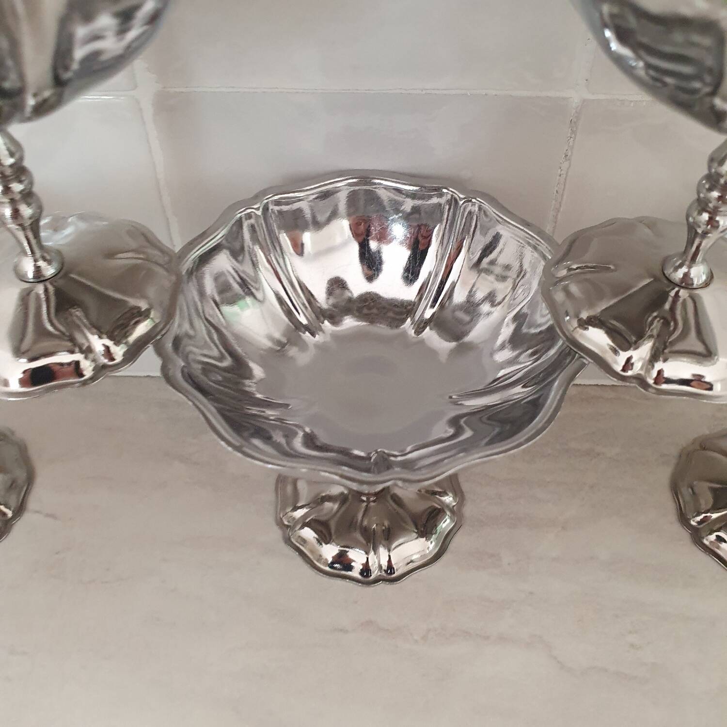 6 Coupes à dessert en inox