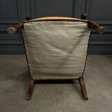 Voltaire armchair with 19th century mahogany system