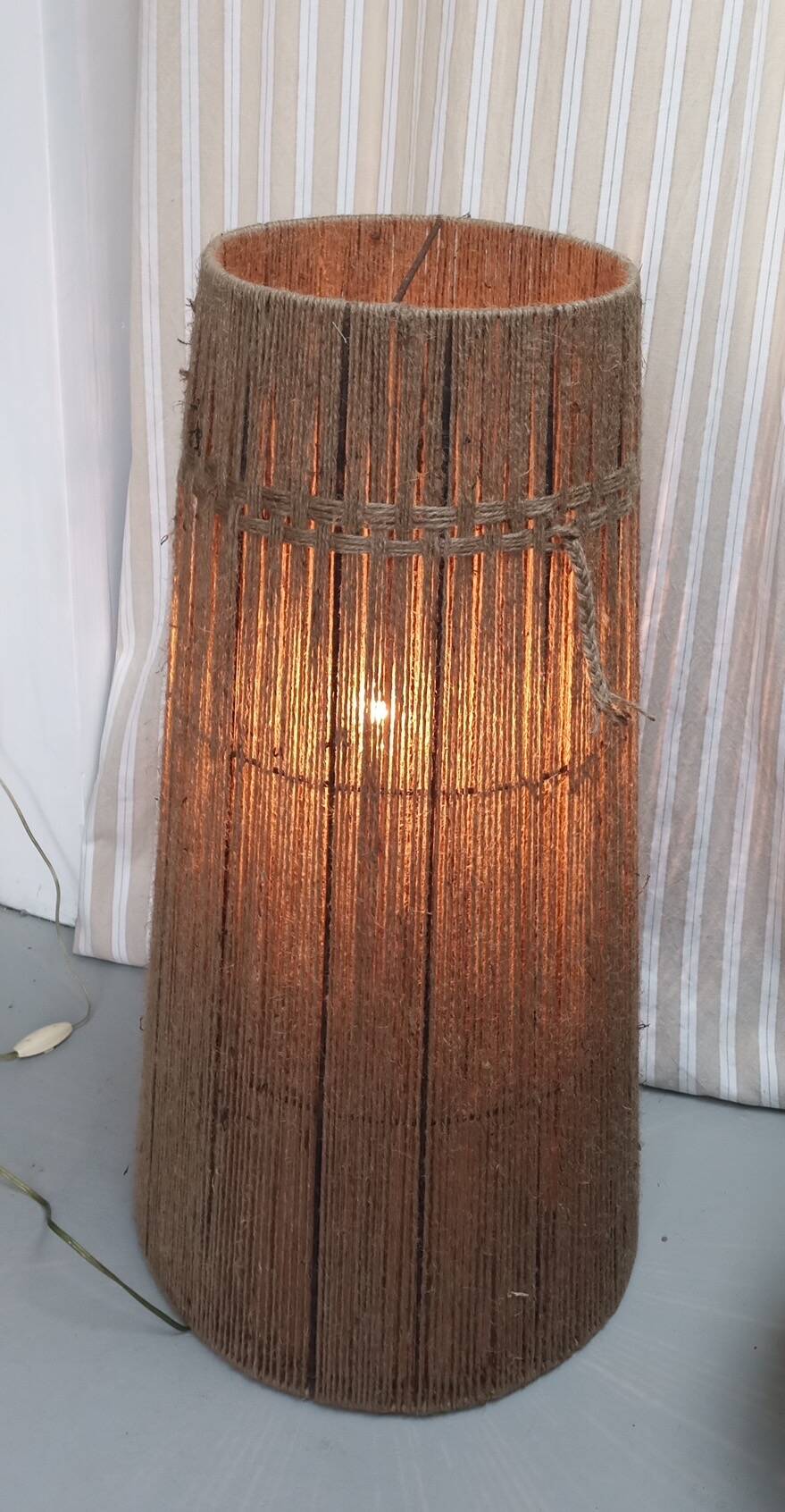 Jute lamp 74 cm