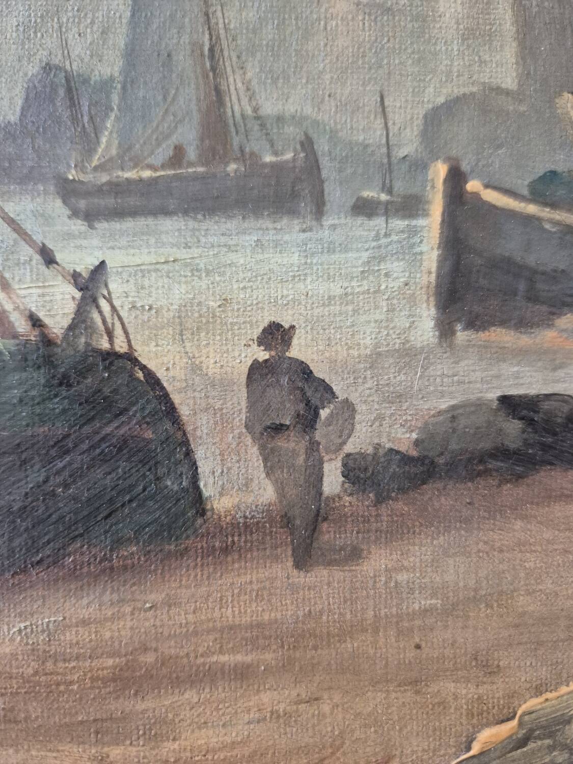 Lively Coastline - Oil on canvas