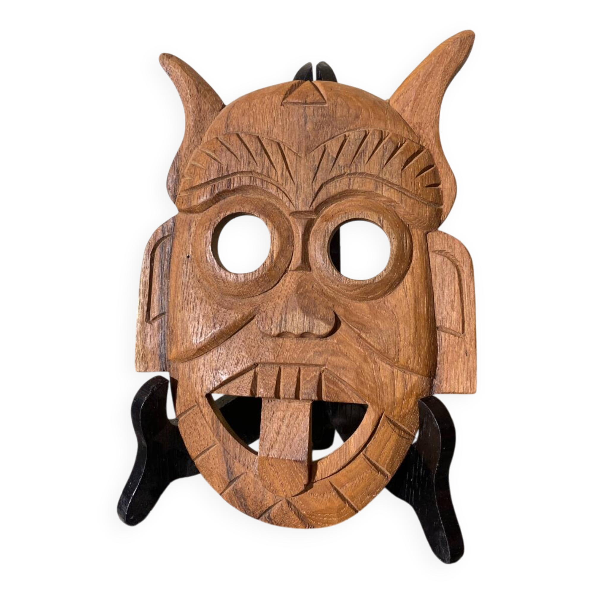 Handmade wooden mask