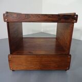 Danish Rosewood & Glass Side Table, 1960s