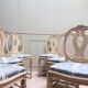 Suite Of Six Louis XVI Style Lacquered Wood Chairs