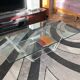 David Lange coffee table 1980. 120x70.