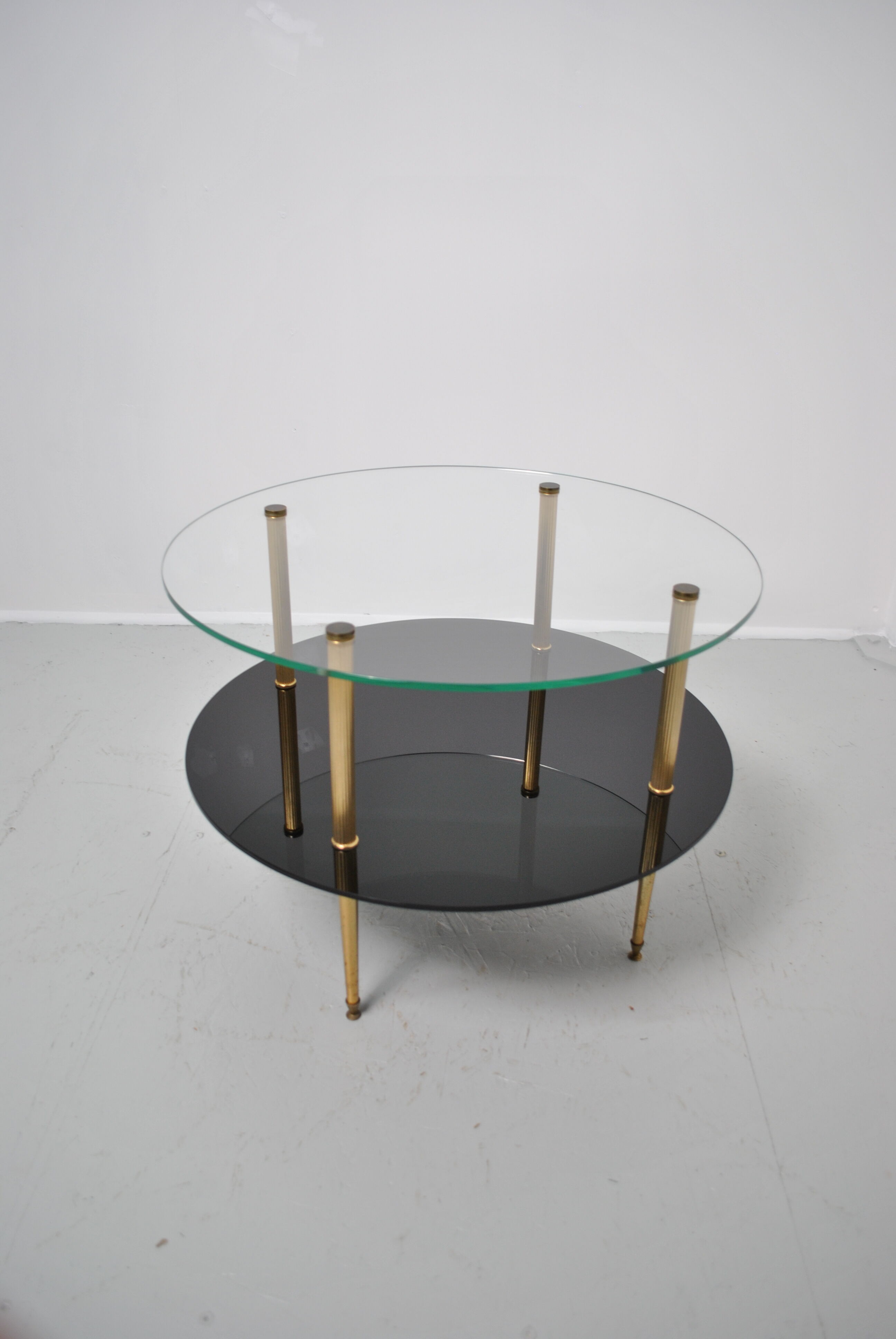 Table basse ronde 1970