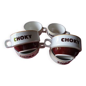 Lot de 6 tasses choky