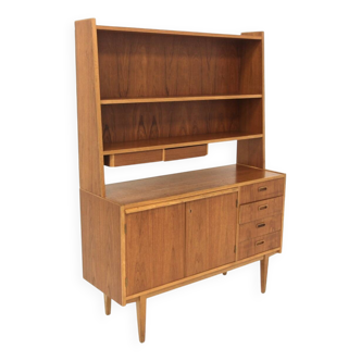 Secrétaire scandinave en teck et en chêne, Suède, 1960