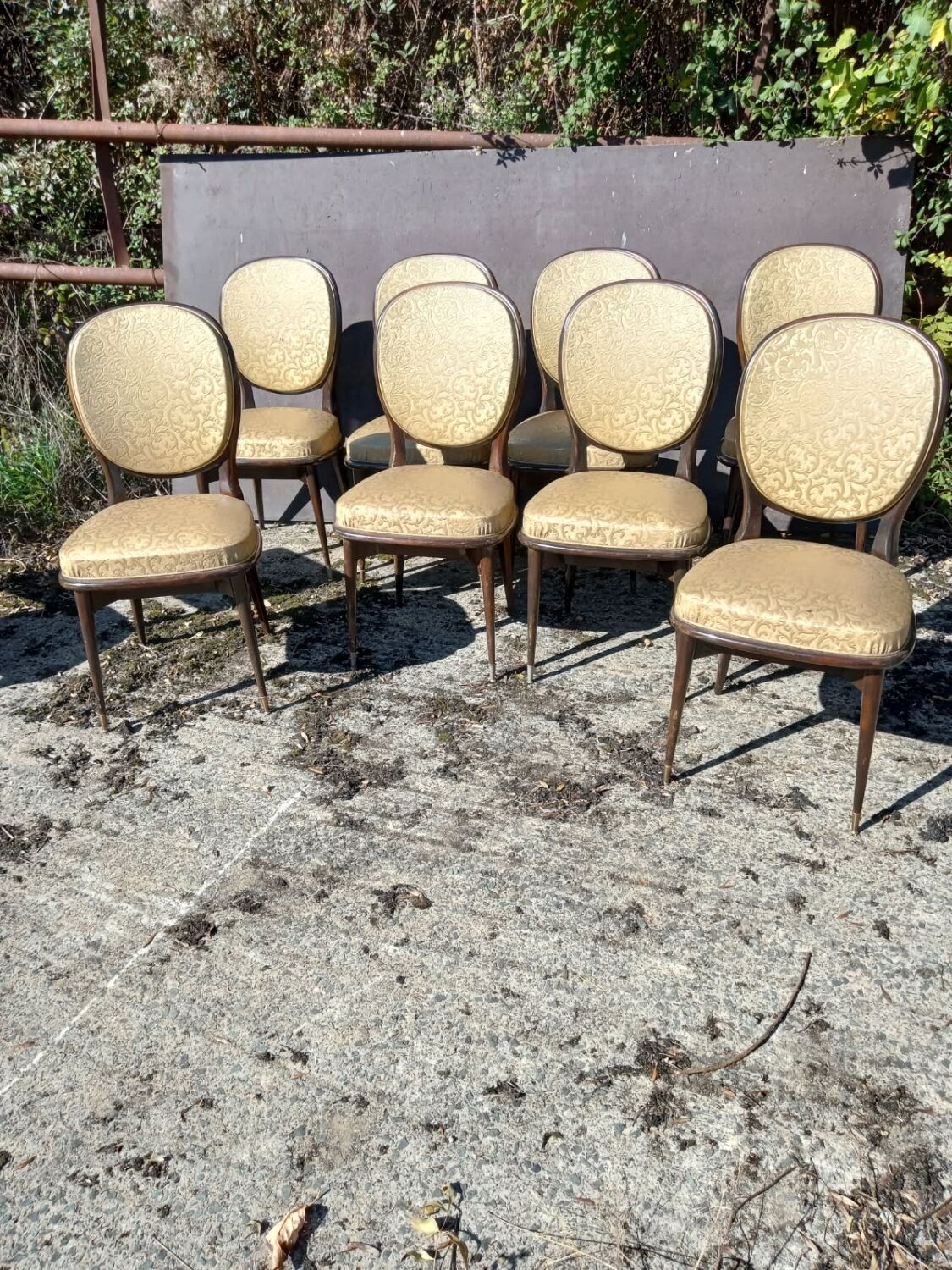 Set of 8 Louis XVI style chairs