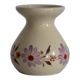 Vase en céramique beige Mid-Century des années 1960