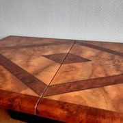 1970s Elm Burl Bar Coffee Table