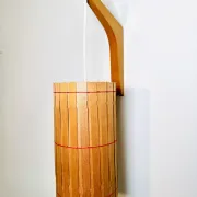 Pine Veneer Wall Lamp By Krásná Jibza For Uluv Bratislava, Former Czechoslovakia, 1950S