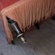 Paire de fauteuils crapaud rose