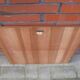 Miroir vintage en teck Danemark 1970 - 49x49cm