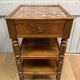 small walnut side table