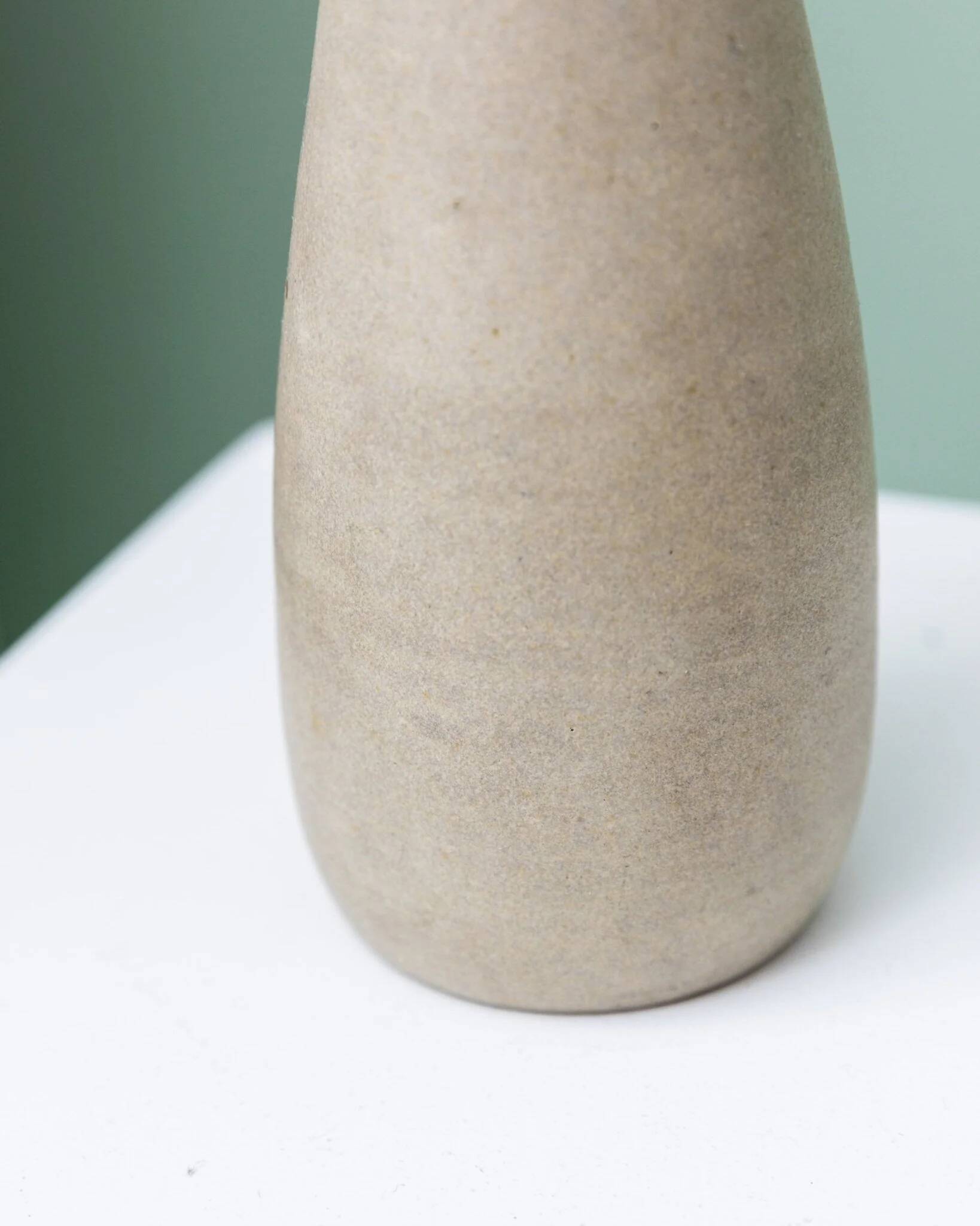 Beige Studio Keramik Ceramic Vase by Heinz Pelzer – West Germany, 1970s Mid-Century