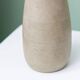 Vase en céramique Beige Studio Keramik par Heinz Pelzer – Allemagne de l'Ouest, années 1970 Mid-Century